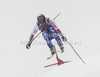 Adrien Theaux of France skiing in the men Downhill race of Audi FIS alpine skiing World Cup in Kitzbuhel, Austria. men Downhill race of Men Audi FIS Alpine skiing World Cup 2011 / 2012, was held on Saturday, 21st of Januar 2012, on Strei course in Kitzbuhel, Austria.

