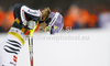 Maria Hoefl-Riesch of Germany after DNF in first run of women slalom race of Audi FIS Alpine skiing World cup in Kranjska Gora, Slovenia. Traditional Golden fox trophy women slalom race of Audi FIS Alpine skiing World cup, which was scheduled to be run in Maribor, Slovenia, was moved to Kranjska Gora, Slovenia, due warm weather and lack of snow in Maribor, and was held in Kranjska Gora, Slovenia, on Sunday, 22nd of January 2012.
