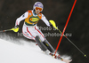 Michaela Kirchgasser of Austria skiing in first run of women slalom race of Audi FIS Alpine skiing World cup in Kranjska Gora, Slovenia. Traditional Golden fox trophy women slalom race of Audi FIS Alpine skiing World cup, which was scheduled to be run in Maribor, Slovenia, was moved to Kranjska Gora, Slovenia, due warm weather and lack of snow in Maribor, and was held in Kranjska Gora, Slovenia, on Sunday, 22nd of January 2012.
