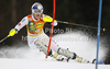 Lindsey Vonn of USA skiing in first run of women slalom race of Audi FIS Alpine skiing World cup in Kranjska Gora, Slovenia. Traditional Golden fox trophy women slalom race of Audi FIS Alpine skiing World cup, which was scheduled to be run in Maribor, Slovenia, was moved to Kranjska Gora, Slovenia, due warm weather and lack of snow in Maribor, and was held in Kranjska Gora, Slovenia, on Sunday, 22nd of January 2012.
