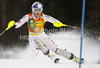 Lindsey Vonn of USA skiing in first run of women slalom race of Audi FIS Alpine skiing World cup in Kranjska Gora, Slovenia. Traditional Golden fox trophy women slalom race of Audi FIS Alpine skiing World cup, which was scheduled to be run in Maribor, Slovenia, was moved to Kranjska Gora, Slovenia, due warm weather and lack of snow in Maribor, and was held in Kranjska Gora, Slovenia, on Sunday, 22nd of January 2012.
