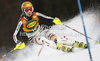 Lena Duerr of Germany skiing in first run of women slalom race of Audi FIS Alpine skiing World cup in Kranjska Gora, Slovenia. Traditional Golden fox trophy women slalom race of Audi FIS Alpine skiing World cup, which was scheduled to be run in Maribor, Slovenia, was moved to Kranjska Gora, Slovenia, due warm weather and lack of snow in Maribor, and was held in Kranjska Gora, Slovenia, on Sunday, 22nd of January 2012.
