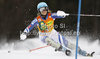 Julia Mancuso of USA skiing in first run of women slalom race of Audi FIS Alpine skiing World cup in Kranjska Gora, Slovenia. Traditional Golden fox trophy women slalom race of Audi FIS Alpine skiing World cup, which was scheduled to be run in Maribor, Slovenia, was moved to Kranjska Gora, Slovenia, due warm weather and lack of snow in Maribor, and was held in Kranjska Gora, Slovenia, on Sunday, 22nd of January 2012.
