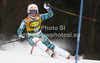 Lotte Smiseth Sejersted of Norway skiing in first run of women slalom race of Audi FIS Alpine skiing World cup in Kranjska Gora, Slovenia. Traditional Golden fox trophy women slalom race of Audi FIS Alpine skiing World cup, which was scheduled to be run in Maribor, Slovenia, was moved to Kranjska Gora, Slovenia, due warm weather and lack of snow in Maribor, and was held in Kranjska Gora, Slovenia, on Sunday, 22nd of January 2012.
