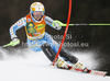 Veronica Smedh of Sweden skiing in first run of women slalom race of Audi FIS Alpine skiing World cup in Kranjska Gora, Slovenia. Traditional Golden fox trophy women slalom race of Audi FIS Alpine skiing World cup, which was scheduled to be run in Maribor, Slovenia, was moved to Kranjska Gora, Slovenia, due warm weather and lack of snow in Maribor, and was held in Kranjska Gora, Slovenia, on Sunday, 22nd of January 2012.
