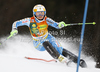 Veronica Smedh of Sweden skiing in first run of women slalom race of Audi FIS Alpine skiing World cup in Kranjska Gora, Slovenia. Traditional Golden fox trophy women slalom race of Audi FIS Alpine skiing World cup, which was scheduled to be run in Maribor, Slovenia, was moved to Kranjska Gora, Slovenia, due warm weather and lack of snow in Maribor, and was held in Kranjska Gora, Slovenia, on Sunday, 22nd of January 2012.
