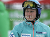 Tanja Poutiainen of Finland before start of first run of women slalom race of Audi FIS Alpine skiing World cup in Kranjska Gora, Slovenia. Traditional Golden fox trophy women slalom race of Audi FIS Alpine skiing World cup, which was scheduled to be run in Maribor, Slovenia, was moved to Kranjska Gora, Slovenia, due warm weather and lack of snow in Maribor, and was held in Kranjska Gora, Slovenia, on Sunday, 22nd of January 2012.
