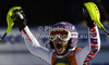 Winner Michaela Kirchgasser of Austria reacts in finish of second run of women slalom race of Audi FIS Alpine skiing World cup in Kranjska Gora, Slovenia. Traditional Golden fox trophy women slalom race of Audi FIS Alpine skiing World cup, which was scheduled to be run in Maribor, Slovenia, was moved to Kranjska Gora, Slovenia, due warm weather and lack of snow in Maribor, and was held in Kranjska Gora, Slovenia, on Sunday, 22nd of January 2012.

