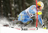 Anton Lahdenperae of Sweden skiing in the first run of the Men Slalom race of Audi FIS alpine skiing World Cup in Kitzbuhel, Austria. Men Slalom race of Men Audi FIS Alpine skiing World Cup 2011 / 2012, was held on Sunday, 22nd of Januar 2012, on Ganslernhang course in Kitzbuhel, Austria.
