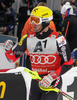 Ivica Kostelic of Croatia reacts in the finish of the second run of the Men Slalom race of Audi FIS alpine skiing World Cup in Kitzbuhel, Austria. Men Slalom race of Men Audi FIS Alpine skiing World Cup 2011 / 2012, was held on Sunday, 22nd of Januar 2012, on Ganslernhang course in Kitzbuhel, Austria.
