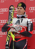 Third placed Ivica Kostelic of Croatia celebrates his medal won in the Men Slalom race of Audi FIS alpine skiing World Cup in Kitzbuhel, Austria. Men Slalom race of Men Audi FIS Alpine skiing World Cup 2011 / 2012, was held on Sunday, 22nd of Januar 2012, on Ganslernhang course in Kitzbuhel, Austria.
