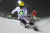 Marcel Hirscher of Austria skiing in first run of men slalom race of Audi FIS Alpine skiing World cup in Schladming, Austria. Traditional The Nightrace, men slalom race of Audi FIS Alpine skiing World cup, was held in Schladming, Austria, on Tuesday, 24th of January 2012.
