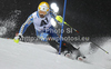 Andre Myhrer of Sweden skiing in first run of men slalom race of Audi FIS Alpine skiing World cup in Schladming, Austria. Traditional The Nightrace, men slalom race of Audi FIS Alpine skiing World cup, was held in Schladming, Austria, on Tuesday, 24th of January 2012.
