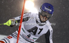 Felix Neureuther of Germany skiing in first run of men slalom race of Audi FIS Alpine skiing World cup in Schladming, Austria. Traditional The Nightrace, men slalom race of Audi FIS Alpine skiing World cup, was held in Schladming, Austria, on Tuesday, 24th of January 2012.
