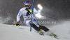 Manfred Moelgg of Italy skiing in first run of men slalom race of Audi FIS Alpine skiing World cup in Schladming, Austria. Traditional The Nightrace, men slalom race of Audi FIS Alpine skiing World cup, was held in Schladming, Austria, on Tuesday, 24th of January 2012.
