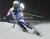 Alexis Pinturault of France skiing in first run of men slalom race of Audi FIS Alpine skiing World cup in Schladming, Austria. Traditional The Nightrace, men slalom race of Audi FIS Alpine skiing World cup, was held in Schladming, Austria, on Tuesday, 24th of January 2012.
