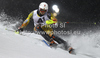 Brad Spence of Canada skiing in first run of men slalom race of Audi FIS Alpine skiing World cup in Schladming, Austria. Traditional The Nightrace, men slalom race of Audi FIS Alpine skiing World cup, was held in Schladming, Austria, on Tuesday, 24th of January 2012.
