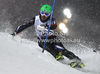 Alexander Khoroshilov of Russia skiing in first run of men slalom race of Audi FIS Alpine skiing World cup in Schladming, Austria. Traditional The Nightrace, men slalom race of Audi FIS Alpine skiing World cup, was held in Schladming, Austria, on Tuesday, 24th of January 2012.
