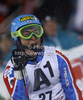 Fifth placed Naoki Yuasa of Japan reacts in finish of second run of men slalom race of Audi FIS Alpine skiing World cup in Schladming, Austria. Traditional The Nightrace, men slalom race of Audi FIS Alpine skiing World cup, was held in Schladming, Austria, on Tuesday, 24th of January 2012.
