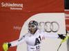 Second placed Stefano Gross of Italy reacts in finish of second run of men slalom race of Audi FIS Alpine skiing World cup in Schladming, Austria. Traditional The Nightrace, men slalom race of Audi FIS Alpine skiing World cup, was held in Schladming, Austria, on Tuesday, 24th of January 2012.
