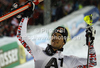 Third placed Mario Matt of Austria celebrates his medal won in men slalom race of Audi FIS Alpine skiing World cup in Schladming, Austria. Traditional The Nightrace, men slalom race of Audi FIS Alpine skiing World cup, was held in Schladming, Austria, on Tuesday, 24th of January 2012.
