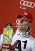 Second placed Stefano Gross of Italy celebrates his medal won in men slalom race of Audi FIS Alpine skiing World cup in Schladming, Austria. Traditional The Nightrace, men slalom race of Audi FIS Alpine skiing World cup, was held in Schladming, Austria, on Tuesday, 24th of January 2012.
