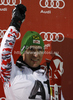 Winner Marcel Hirscher of Austria celebrates his medal won in men slalom race of Audi FIS Alpine skiing World cup in Schladming, Austria. Traditional The Nightrace, men slalom race of Audi FIS Alpine skiing World cup, was held in Schladming, Austria, on Tuesday, 24th of January 2012.
