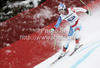 Carlo Janka of Switzerland skiing in training run for men downhill race of Audi FIS Alpine skiing World cup in Garmisch-Partenkirchen, Germany. Training for men downhill race of Audi FIS Alpine skiing World cup, was held in Garmisch-Partenkirchen, Germany, on Friday, 27th of January 2012.

