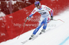 Adrien Theaux of France skiing in training run for men downhill race of Audi FIS Alpine skiing World cup in Garmisch-Partenkirchen, Germany. Training for men downhill race of Audi FIS Alpine skiing World cup, was held in Garmisch-Partenkirchen, Germany, on Friday, 27th of January 2012.
