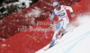 Didier Defago of Switzerland skiing in training run for men downhill race of Audi FIS Alpine skiing World cup in Garmisch-Partenkirchen, Germany. Training for men downhill race of Audi FIS Alpine skiing World cup, was held in Garmisch-Partenkirchen, Germany, on Friday, 27th of January 2012.
