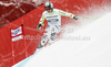 Andreas Sander of Germany skiing in training run for men downhill race of Audi FIS Alpine skiing World cup in Garmisch-Partenkirchen, Germany. Training for men downhill race of Audi FIS Alpine skiing World cup, was held in Garmisch-Partenkirchen, Germany, on Friday, 27th of January 2012.
