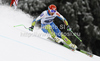Andrej Sporn of Slovenia skiing in men downhill race of Audi FIS Alpine skiing World cup in Garmisch-Partenkirchen, Germany. Men downhill race of Audi FIS Alpine skiing World cup, was held in Garmisch-Partenkirchen, Germany, on Saturday, 28th of January 2012.
