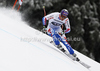Adrien Theaux of France skiing in men downhill race of Audi FIS Alpine skiing World cup in Garmisch-Partenkirchen, Germany. Men downhill race of Audi FIS Alpine skiing World cup, was held in Garmisch-Partenkirchen, Germany, on Saturday, 28th of January 2012.
