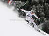 Third placed Hannes Reichelt of Austria skiing in men downhill race of Audi FIS Alpine skiing World cup in Garmisch-Partenkirchen, Germany. Men downhill race of Audi FIS Alpine skiing World cup, was held in Garmisch-Partenkirchen, Germany, on Saturday, 28th of January 2012.
