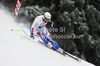 Yannick Bertrand of France skiing in men downhill race of Audi FIS Alpine skiing World cup in Garmisch-Partenkirchen, Germany. Men downhill race of Audi FIS Alpine skiing World cup, was held in Garmisch-Partenkirchen, Germany, on Saturday, 28th of January 2012.
