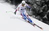Yannick Bertrand of France skiing in men downhill race of Audi FIS Alpine skiing World cup in Garmisch-Partenkirchen, Germany. Men downhill race of Audi FIS Alpine skiing World cup, was held in Garmisch-Partenkirchen, Germany, on Saturday, 28th of January 2012.
