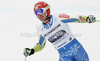 Andrej Sporn of Slovenia reacts in finish of men downhill race of Audi FIS Alpine skiing World cup in Garmisch-Partenkirchen, Germany. Men downhill race of Audi FIS Alpine skiing World cup, was held in Garmisch-Partenkirchen, Germany, on Saturday, 28th of January 2012.
