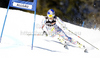 Lindsey Vonn of USA skiing in first run of women giant slalom race of Audi FIS Alpine skiing World cup in Ofterschwang, Germany. Women giant slalom race of Audi FIS Alpine skiing World cup, which replaced canceled race of Soldeau, Andora, was held in Ofterschwang, Germany, on Friday, 2nd of March 2012.
