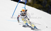 Julia Mancuso of USA skiing in first run of women giant slalom race of Audi FIS Alpine skiing World cup in Ofterschwang, Germany. Women giant slalom race of Audi FIS Alpine skiing World cup, which replaced canceled race of Soldeau, Andora, was held in Ofterschwang, Germany, on Friday, 2nd of March 2012.
