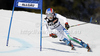Manuela Moelgg of Italy skiing in first run of women giant slalom race of Audi FIS Alpine skiing World cup in Ofterschwang, Germany. Women giant slalom race of Audi FIS Alpine skiing World cup, which replaced canceled race of Soldeau, Andora, was held in Ofterschwang, Germany, on Friday, 2nd of March 2012.

