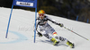 Lena Duerr of Germany skiing in first run of women giant slalom race of Audi FIS Alpine skiing World cup in Ofterschwang, Germany. Women giant slalom race of Audi FIS Alpine skiing World cup, which replaced canceled race of Soldeau, Andora, was held in Ofterschwang, Germany, on Friday, 2nd of March 2012.
