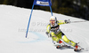 Lotte Smiseth Sejersted of Norway skiing in first run of women giant slalom race of Audi FIS Alpine skiing World cup in Ofterschwang, Germany. Women giant slalom race of Audi FIS Alpine skiing World cup, which replaced canceled race of Soldeau, Andora, was held in Ofterschwang, Germany, on Friday, 2nd of March 2012.

