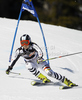 Veronika Staber of Germany skiing in first run of women giant slalom race of Audi FIS Alpine skiing World cup in Ofterschwang, Germany. Women giant slalom race of Audi FIS Alpine skiing World cup, which replaced canceled race of Soldeau, Andora, was held in Ofterschwang, Germany, on Friday, 2nd of March 2012.
