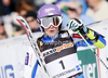 Second placed Tina Maze of Slovenia reacts in finish of second run of women giant slalom race of Audi FIS Alpine skiing World cup in Ofterschwang, Germany. Women giant slalom race of Audi FIS Alpine skiing World cup, which replaced canceled race of Soldeau, Andora, was held in Ofterschwang, Germany, on Friday, 2nd of March 2012.
