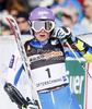 Second placed Tina Maze of Slovenia reacts in finish of second run of women giant slalom race of Audi FIS Alpine skiing World cup in Ofterschwang, Germany. Women giant slalom race of Audi FIS Alpine skiing World cup, which replaced canceled race of Soldeau, Andora, was held in Ofterschwang, Germany, on Friday, 2nd of March 2012.
