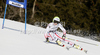 Anna Fenninger of Austria skiing in first run of women giant slalom race of Audi FIS Alpine skiing World cup in Ofterschwang, Germany. Women giant slalom race of Audi FIS Alpine skiing World cup was held in Ofterschwang, Germany, on Saturday, 3rd of March 2012.

