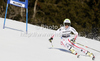 Anna Fenninger of Austria skiing in first run of women giant slalom race of Audi FIS Alpine skiing World cup in Ofterschwang, Germany. Women giant slalom race of Audi FIS Alpine skiing World cup was held in Ofterschwang, Germany, on Saturday, 3rd of March 2012.
