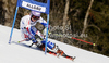 Tessa Worley of France skiing in first run of women giant slalom race of Audi FIS Alpine skiing World cup in Ofterschwang, Germany. Women giant slalom race of Audi FIS Alpine skiing World cup was held in Ofterschwang, Germany, on Saturday, 3rd of March 2012.
