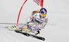 Lindsey Vonn of USA skiing in first run of women giant slalom race of Audi FIS Alpine skiing World cup in Ofterschwang, Germany. Women giant slalom race of Audi FIS Alpine skiing World cup was held in Ofterschwang, Germany, on Saturday, 3rd of March 2012.
