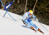 Jessica Lindell-Vikarby of Sweden skiing in first run of women giant slalom race of Audi FIS Alpine skiing World cup in Ofterschwang, Germany. Women giant slalom race of Audi FIS Alpine skiing World cup was held in Ofterschwang, Germany, on Saturday, 3rd of March 2012.

